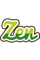 Zen golfing logo