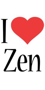Zen i-love logo