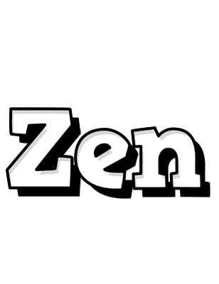 Zen snowing logo
