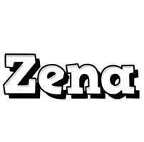 Zena snowing logo