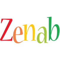 Zenab birthday logo