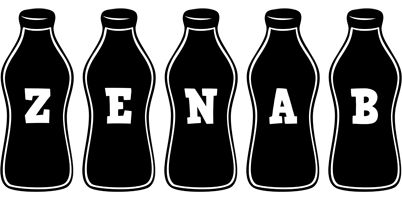 Zenab bottle logo