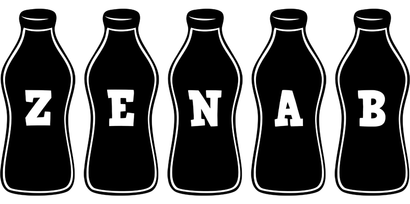 Zenab bottle logo