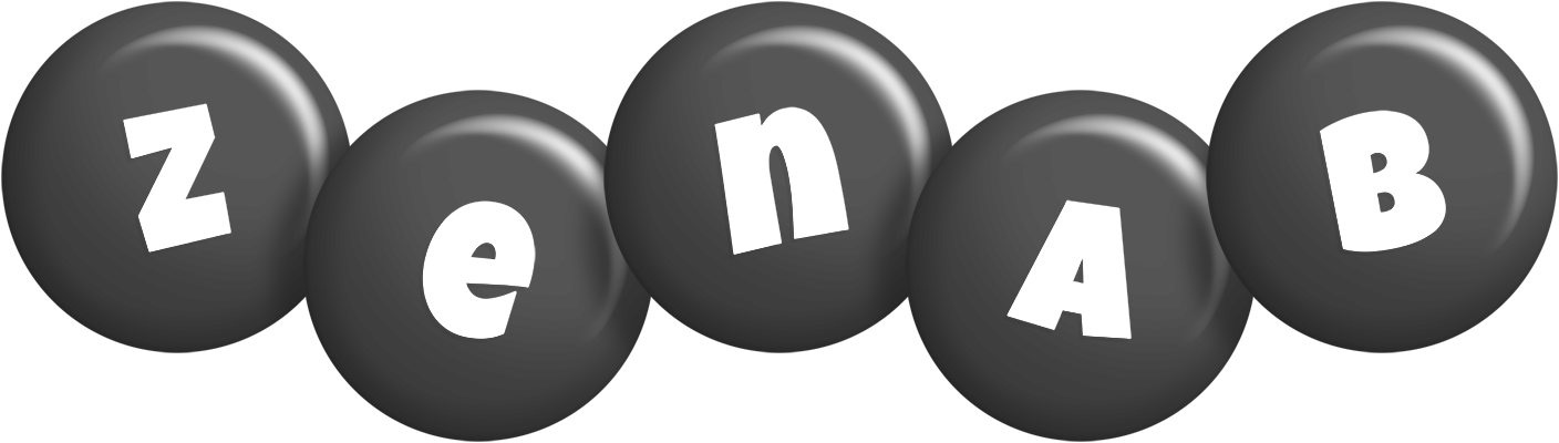 Zenab candy-black logo