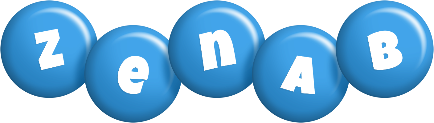 Zenab candy-blue logo