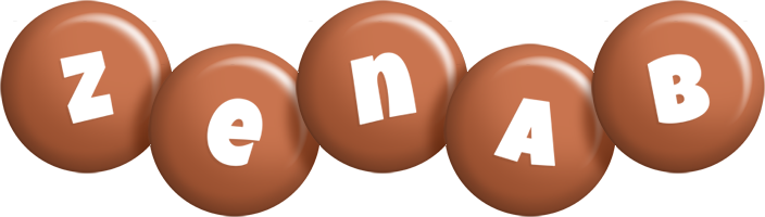 Zenab candy-brown logo