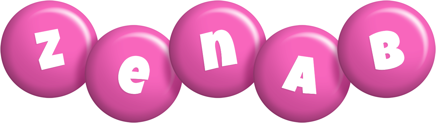 Zenab candy-pink logo