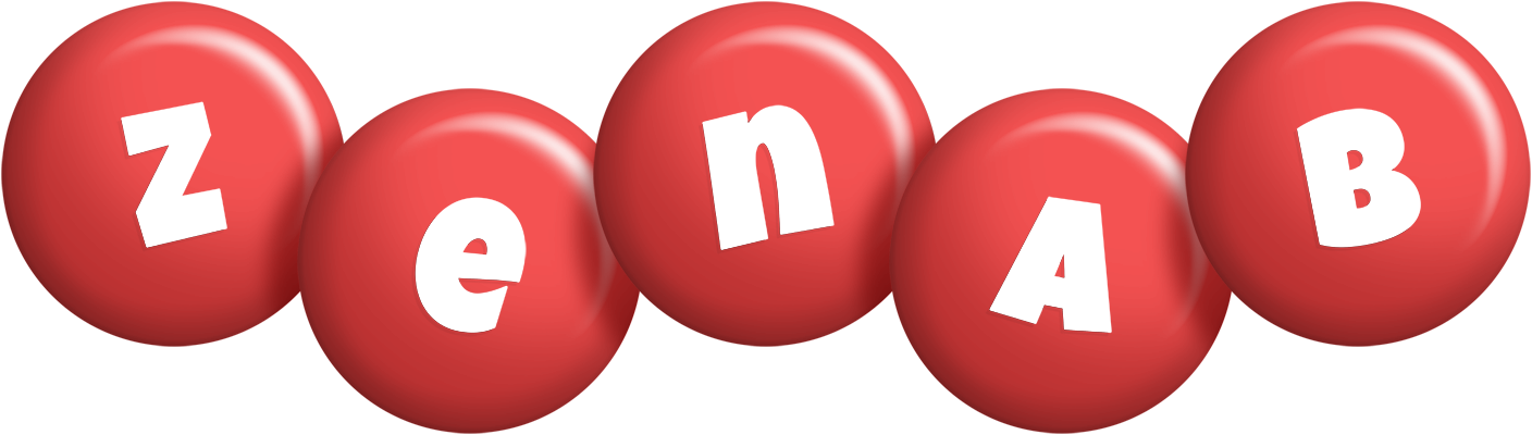Zenab candy-red logo