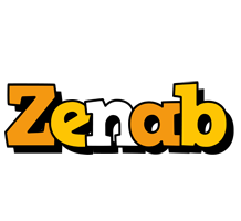 Zenab cartoon logo