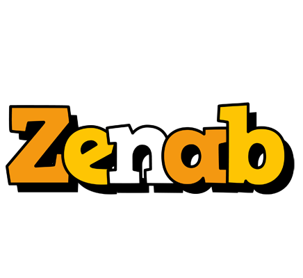 Zenab cartoon logo