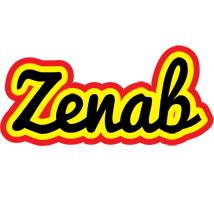 Zenab flaming logo