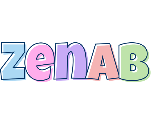 Zenab pastel logo