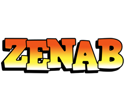 Zenab sunset logo