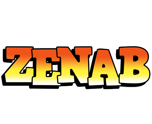 Zenab sunset logo