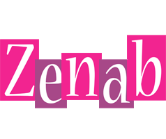 Zenab whine logo