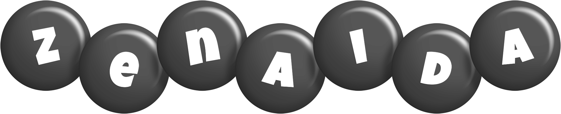 Zenaida candy-black logo