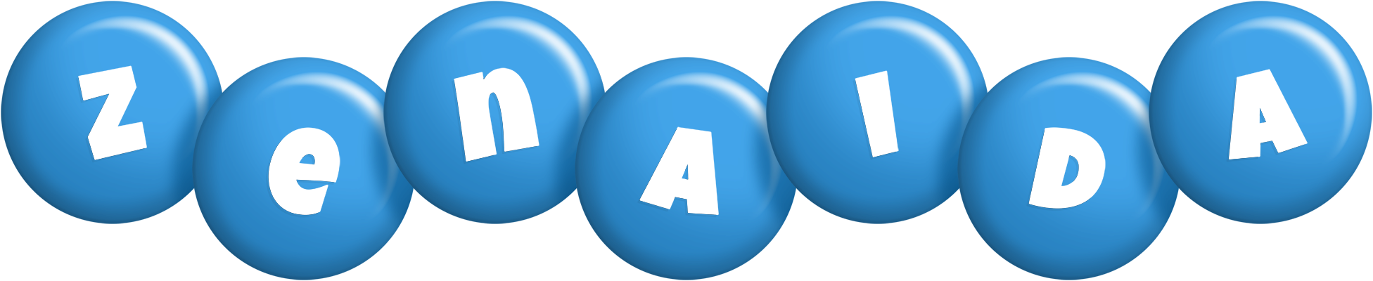 Zenaida candy-blue logo