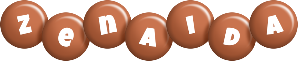 Zenaida candy-brown logo