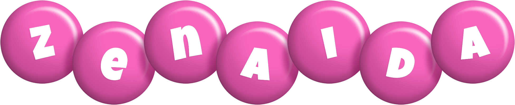 Zenaida candy-pink logo