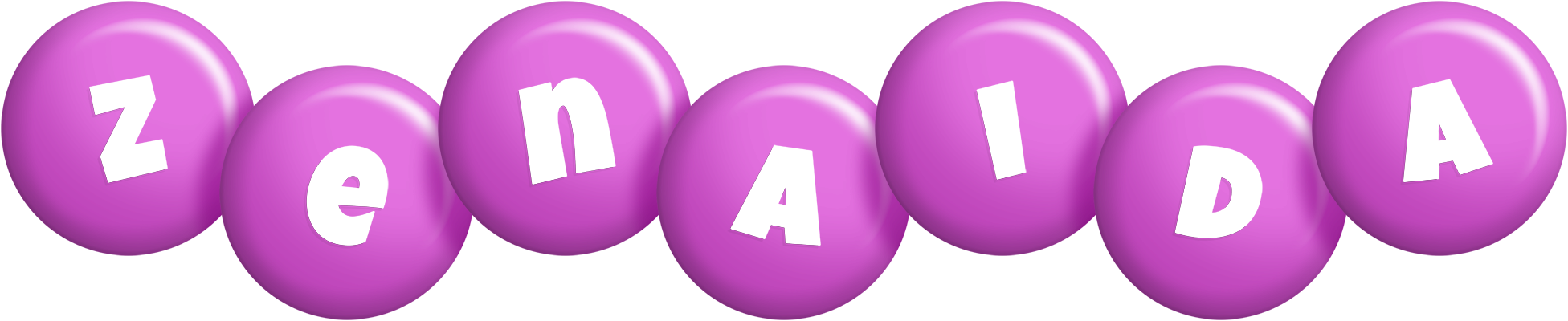 Zenaida candy-purple logo
