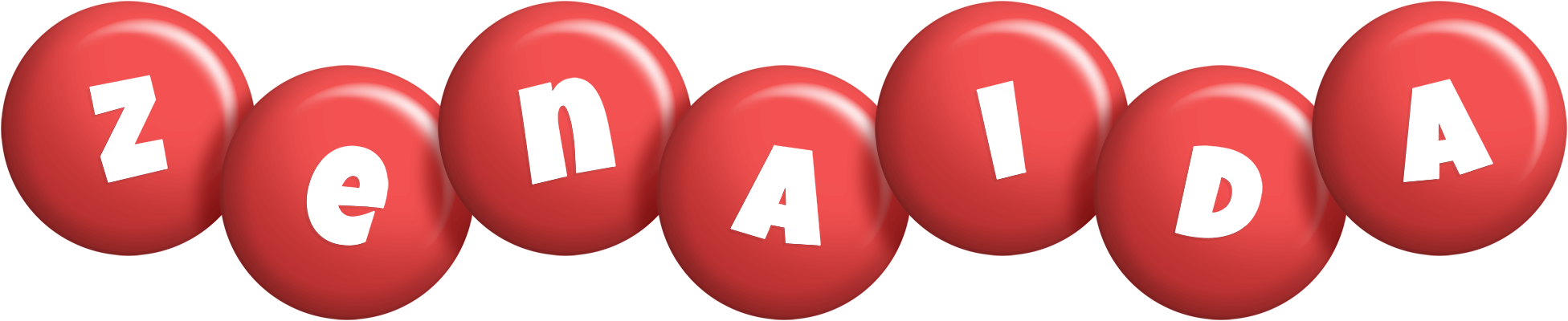 Zenaida candy-red logo