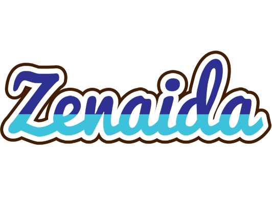 Zenaida raining logo