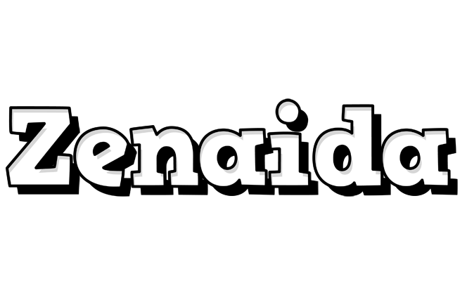 Zenaida snowing logo