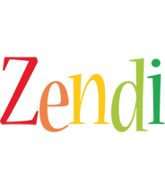 Zendi birthday logo