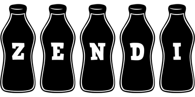 Zendi bottle logo