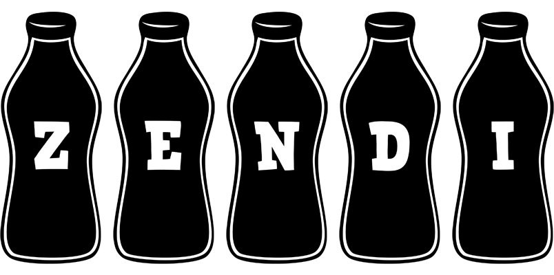 Zendi bottle logo