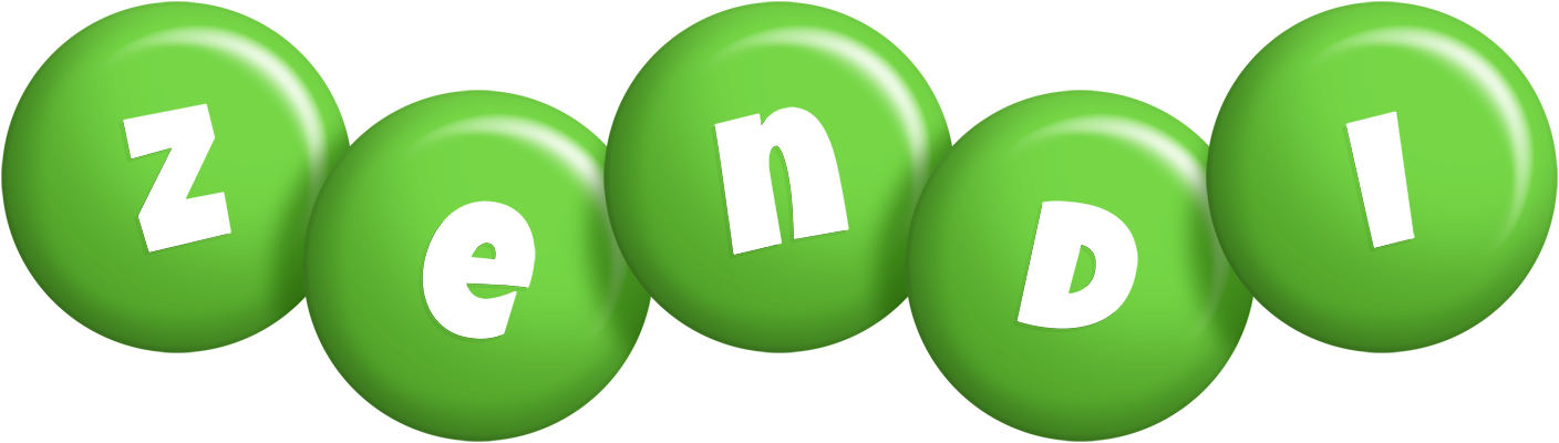 Zendi candy-green logo