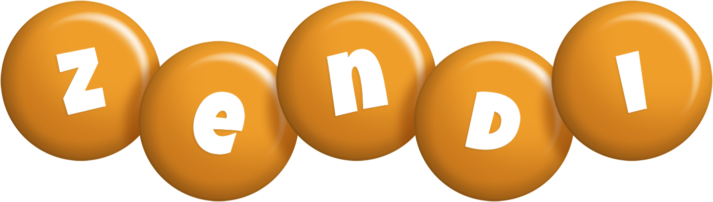 Zendi candy-orange logo