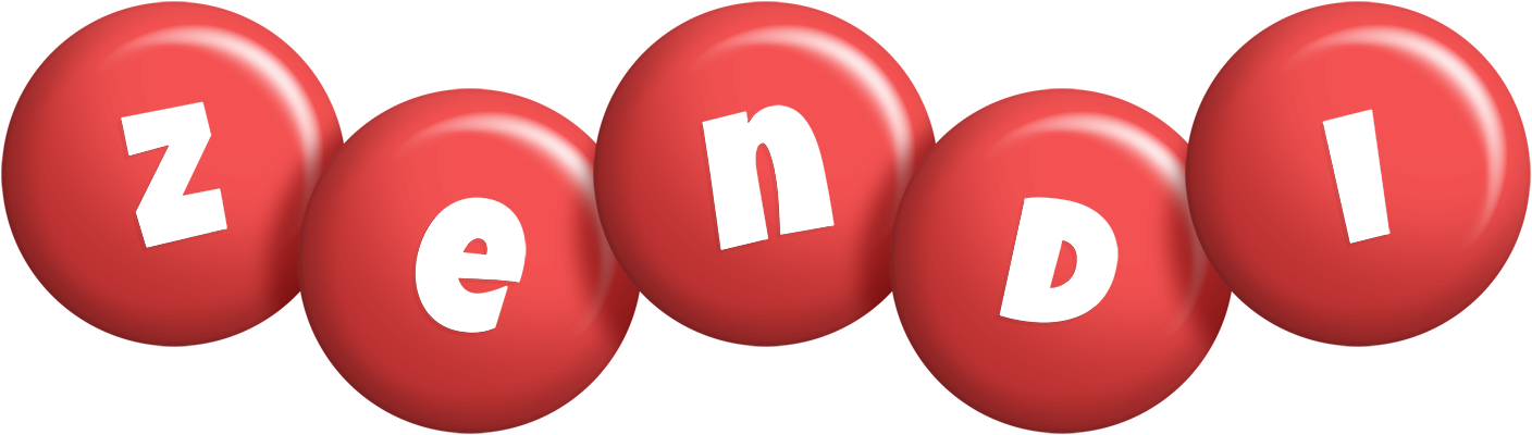 Zendi candy-red logo