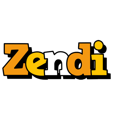 Zendi cartoon logo