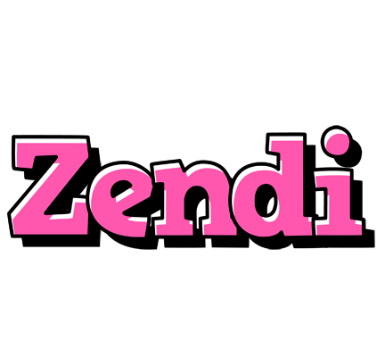 Zendi girlish logo