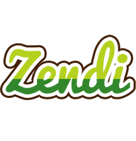 Zendi golfing logo