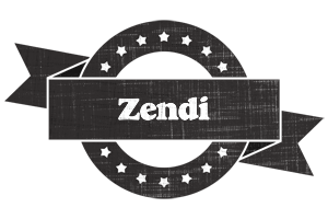 Zendi grunge logo