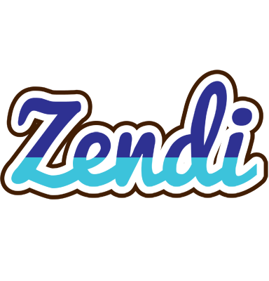 Zendi raining logo