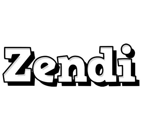Zendi snowing logo