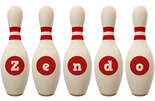 Zendo bowling-pin logo