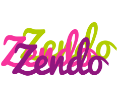 Zendo flowers logo