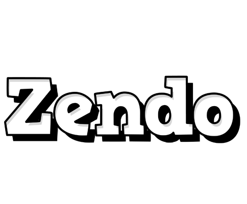 Zendo snowing logo