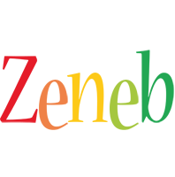 Zeneb birthday logo