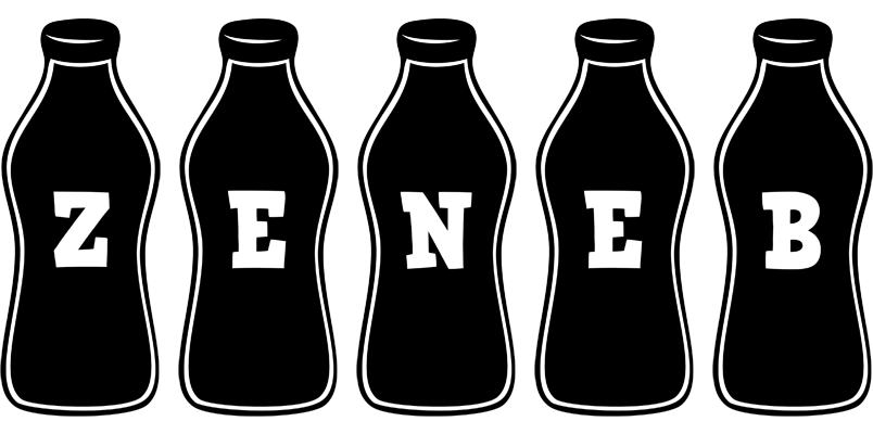 Zeneb bottle logo