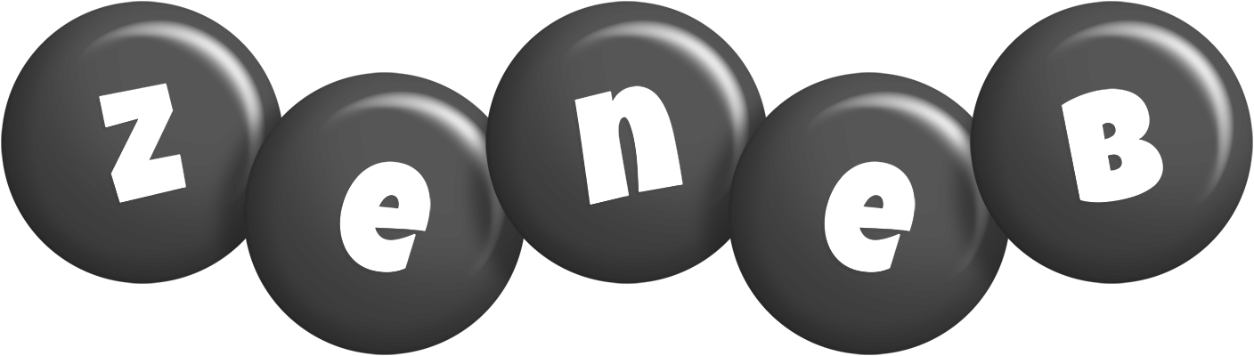 Zeneb candy-black logo