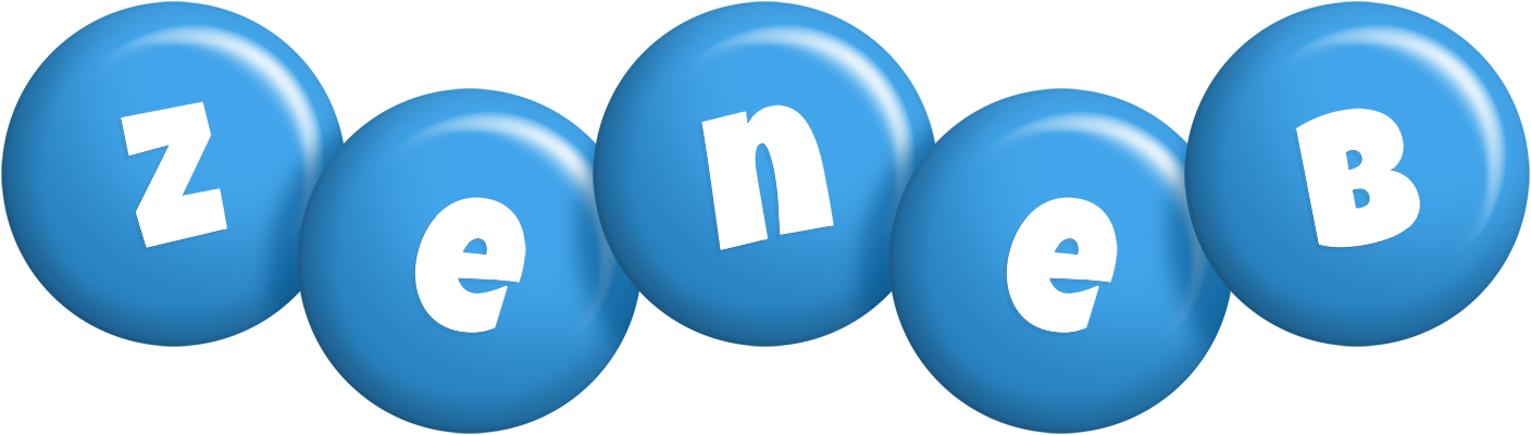 Zeneb candy-blue logo
