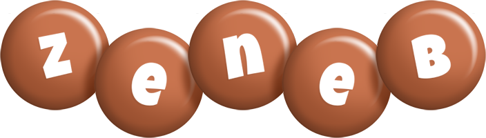 Zeneb candy-brown logo