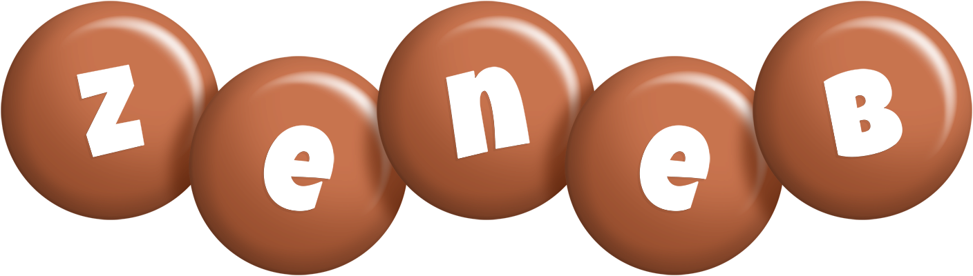 Zeneb candy-brown logo