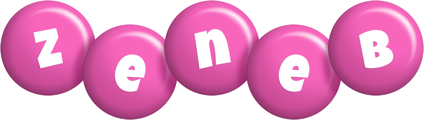 Zeneb candy-pink logo
