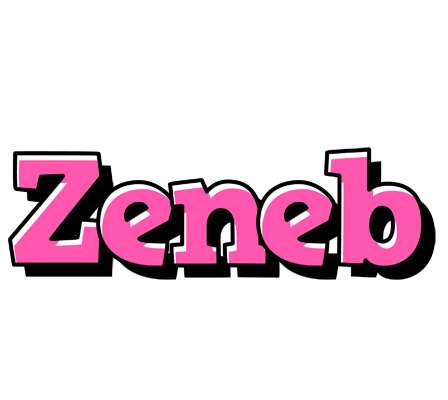 Zeneb girlish logo